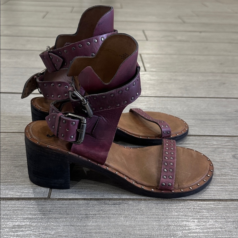 Free People Happiness Block Heel Sandals Size 10US/41EU New! - Picture 5 of 9